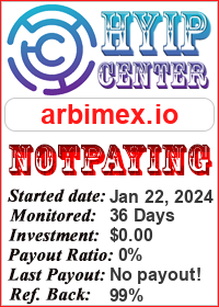 arbimex status on hyip.center