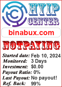 binabux status on hyip.center